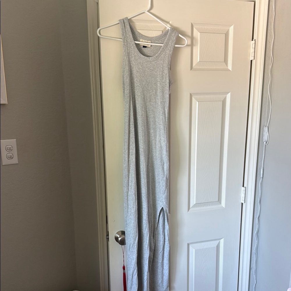 Universal Thread Light Gray Ribbed Dress